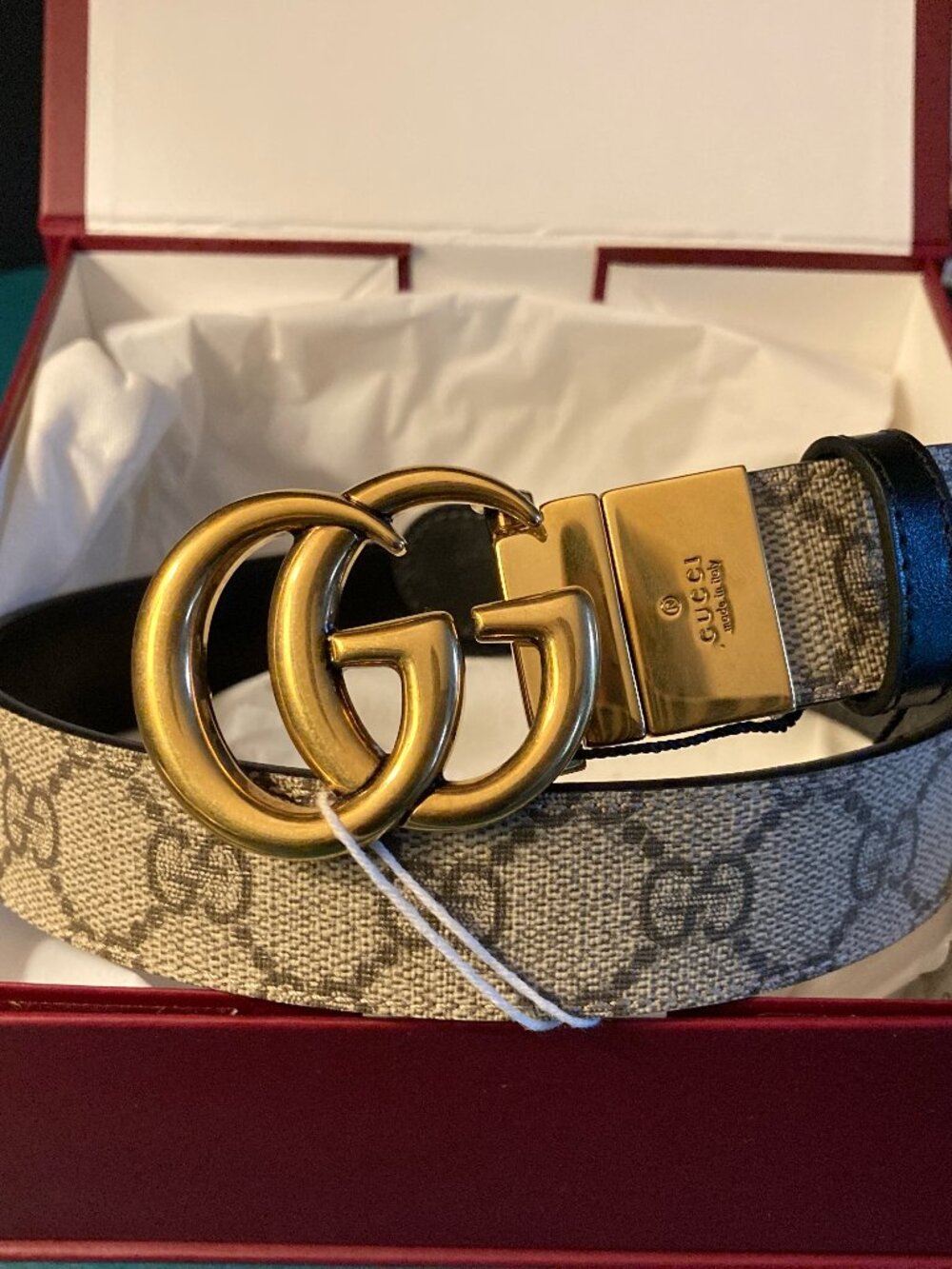 GUCCI GG MARMONT REVERSIBLE BELT